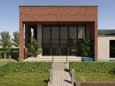 Model Villa 01 Low-poly 3D model