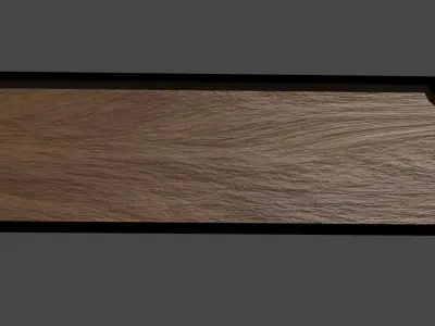 Wooden Sign 3D model