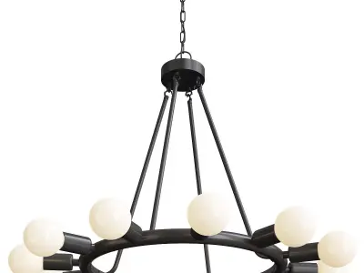 AUDREY CHANDELIER Low-poly 3D model
