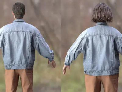  Man and Woman in Casual Outfit 4 