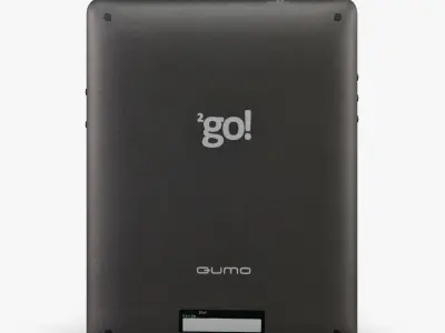 Qumo 2Go tablet Low-poly 3D model