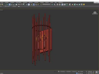 Wallis Sconce Low-poly 3D model