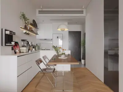 kitchen 3D model 13
