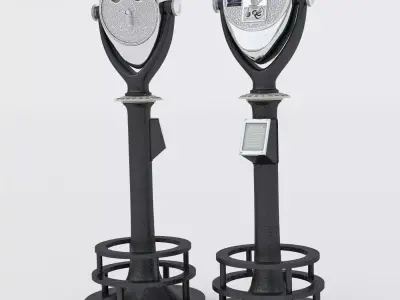 Coin Operated Telescope 3D model