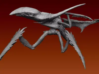 Starship troopers Queens guard bug 3D model