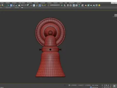 ROSE CITY FITTER SINGLE SCONCE Low-poly 3D model