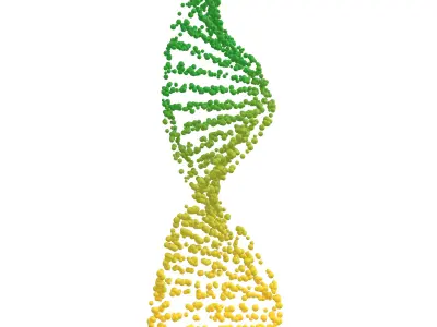 DNA Molecule v4 012 3D model