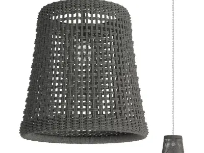 BRUNSWICK OUTDOOR PENDANT CONE Low-poly 3D model