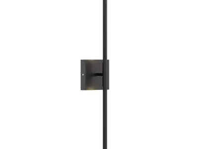 Trace Black LED Modern Wall Light 3D model