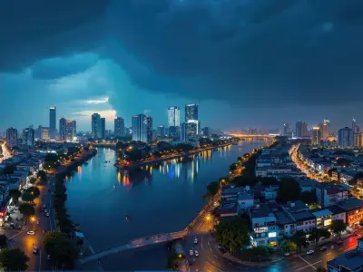 HDRI Night - Reimagined Ho Chi Minh City - V5 3D model