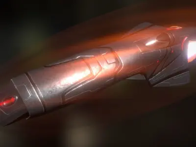 Spaceship - Keeper - Old Version 3D model