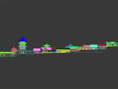Shaolin Temple 3D model