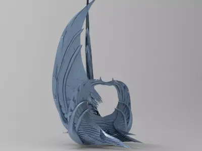 Star Ocean gate Horn Tower 4  3D model