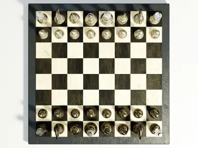 Chess Board 3D model