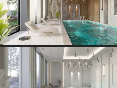 CONTEMPORARY POOL   3D model