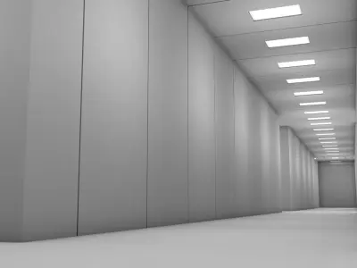 Sci Fi Corridor 3D model