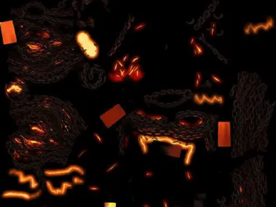 lava king Low-poly 3D model