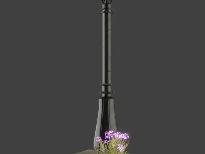 Lamppost-Street Light 3D model