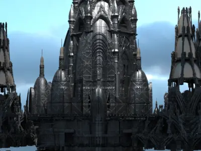 Tower of Barad dur officers tower 3D model