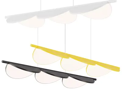 Flos ALMENDRA LINEAR Hanging lamp 3D model