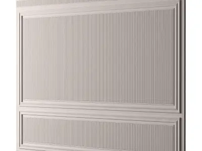 Classic 3D Wall Panel Elegant Design for Interior Decor 13 3D model