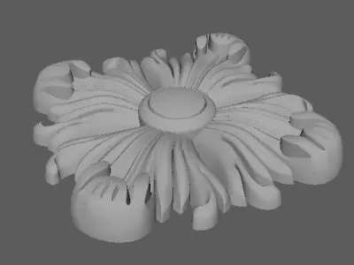 Decor for furniture 3D model 34