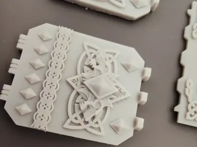 Space Vikings ground pounder doors - Morkai 3D print model