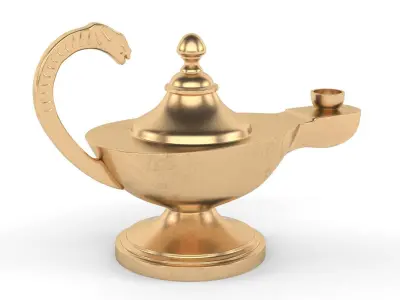 Aladdin Magic Lamp 3D model