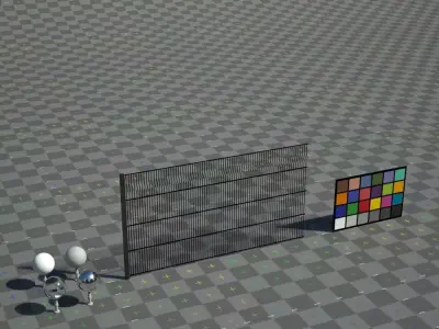 Low Poly Paladin Fence Low-poly 3D model