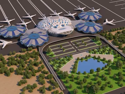 0012 - Architecture Airport - 2021 - 04 3D model