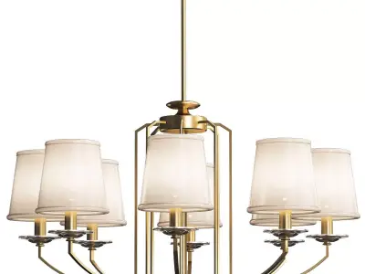 Buy Beige Chandelier 3D model purchase