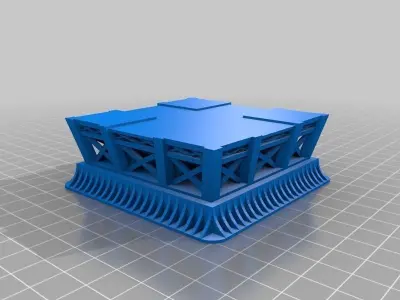 Tour 60cm Exercice couper avec Netfabb  Free 3D print model