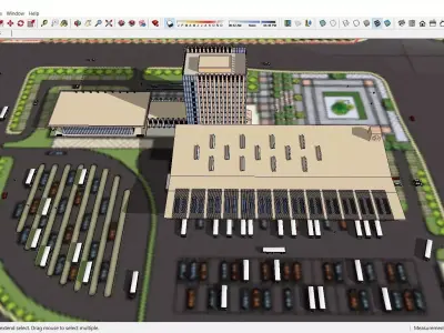 Sketchup Terminal C8 3D model