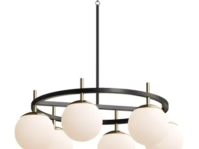  Alluria 6-Light Chandelier 3D model