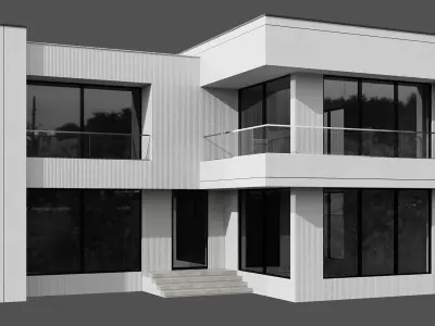 MODERN HOUSE NO24 A 3D model