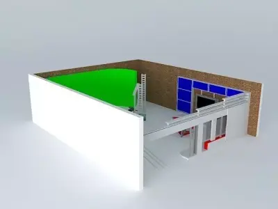 CIHF-DT Global Halifax studio Free 3D model