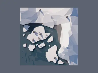 land 16A Low-poly 3D model