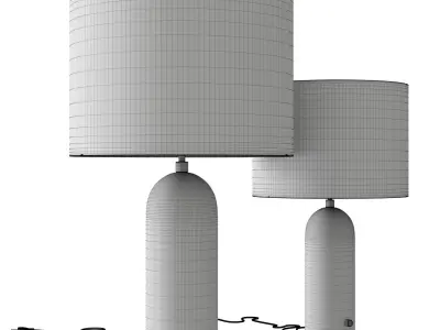 Gravity Table Lamp 3D model