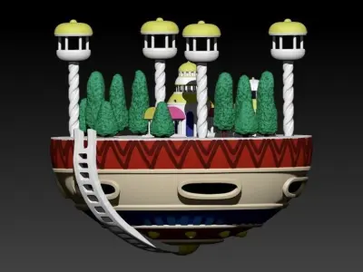 Palacio kamisama 3D print model