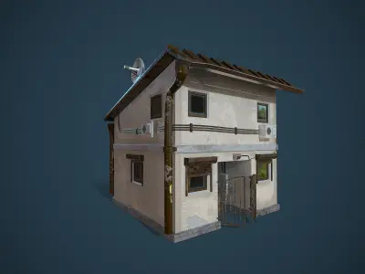 Old House Free low-poly 3D model