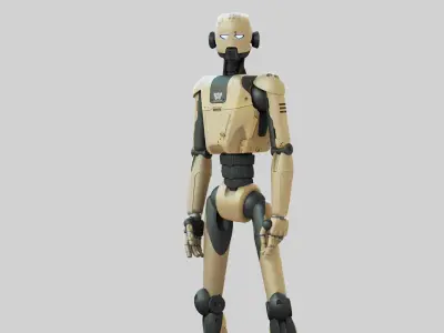 ANDROID JUNO RIGGED 3D model