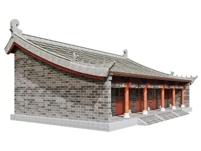 Japan Ancestral Hall 3D model