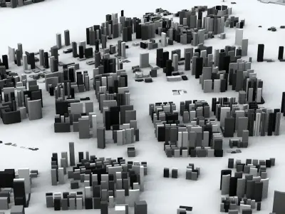 Hangzhou Streets and Buildings 3D model