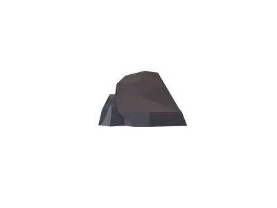 Cartoon Rock v3 001 Low-poly 3D model