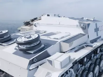 StuG III ww2 tanks pack 3D model