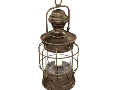 Old Lamp 5 3D model