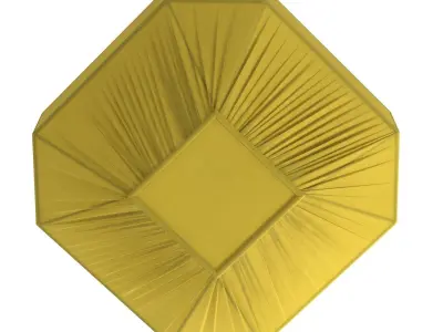 Ruemmler Pendant fixture Honey Silk 3D model