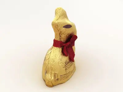 Lindt Chocolate Bunny 002 3D model