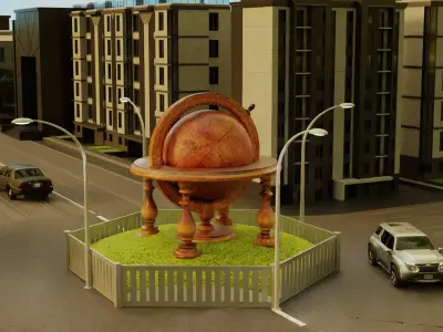 city environment  Free 3D model