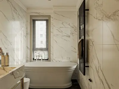 Bedroom Neoclassic 3D model